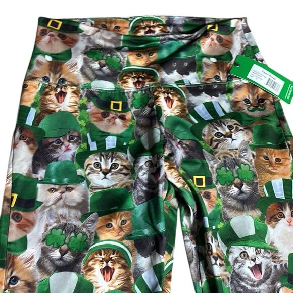 Tipsy elves women’s xl St. cattys day high waisted leggings new Irish novelty - Picture 2 of 6